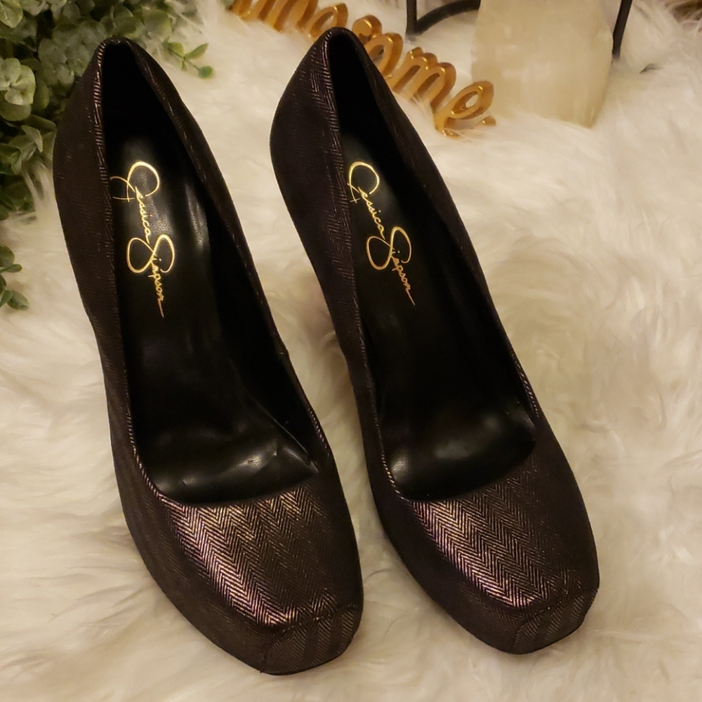Jessica Simpson Pump heels Bronze size 9.5
